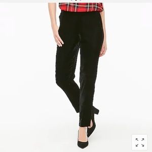 Drapey velvet Jamie pant